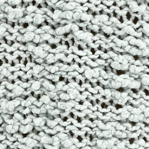 Free People Seafoam Mint Nubby Knit Songbird V-Neck Pullover Sweater Size Small - Picture 4 of 12